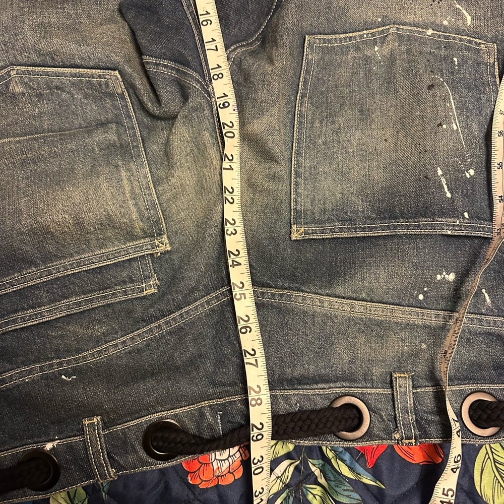 Free People Moxie Barrel Cerulean Blue RARE COLORWAY Hot Trend Size 24 see 📏 - Picture 13 of 16